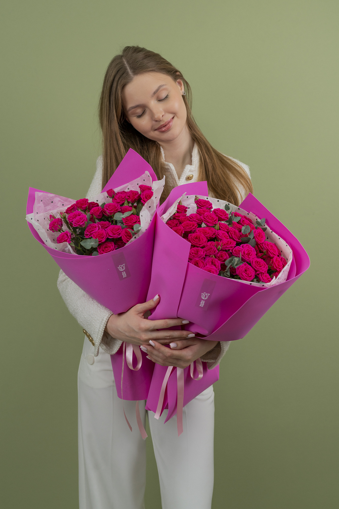 Букет из кустовых роз Colline