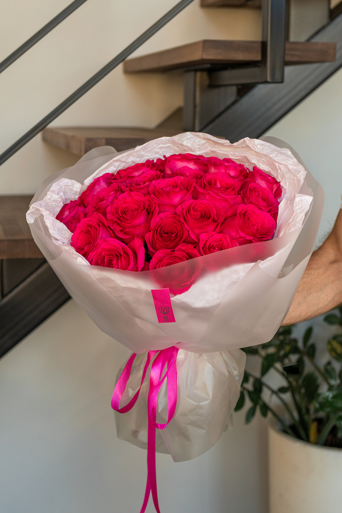 Букет из 25 роз Лучшему человеку